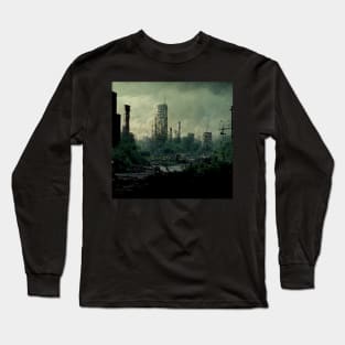 post apocalyptic eco-brutalism Long Sleeve T-Shirt